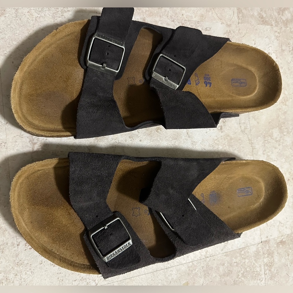Birkenstock Arizona Suede Leather Sandal EU46